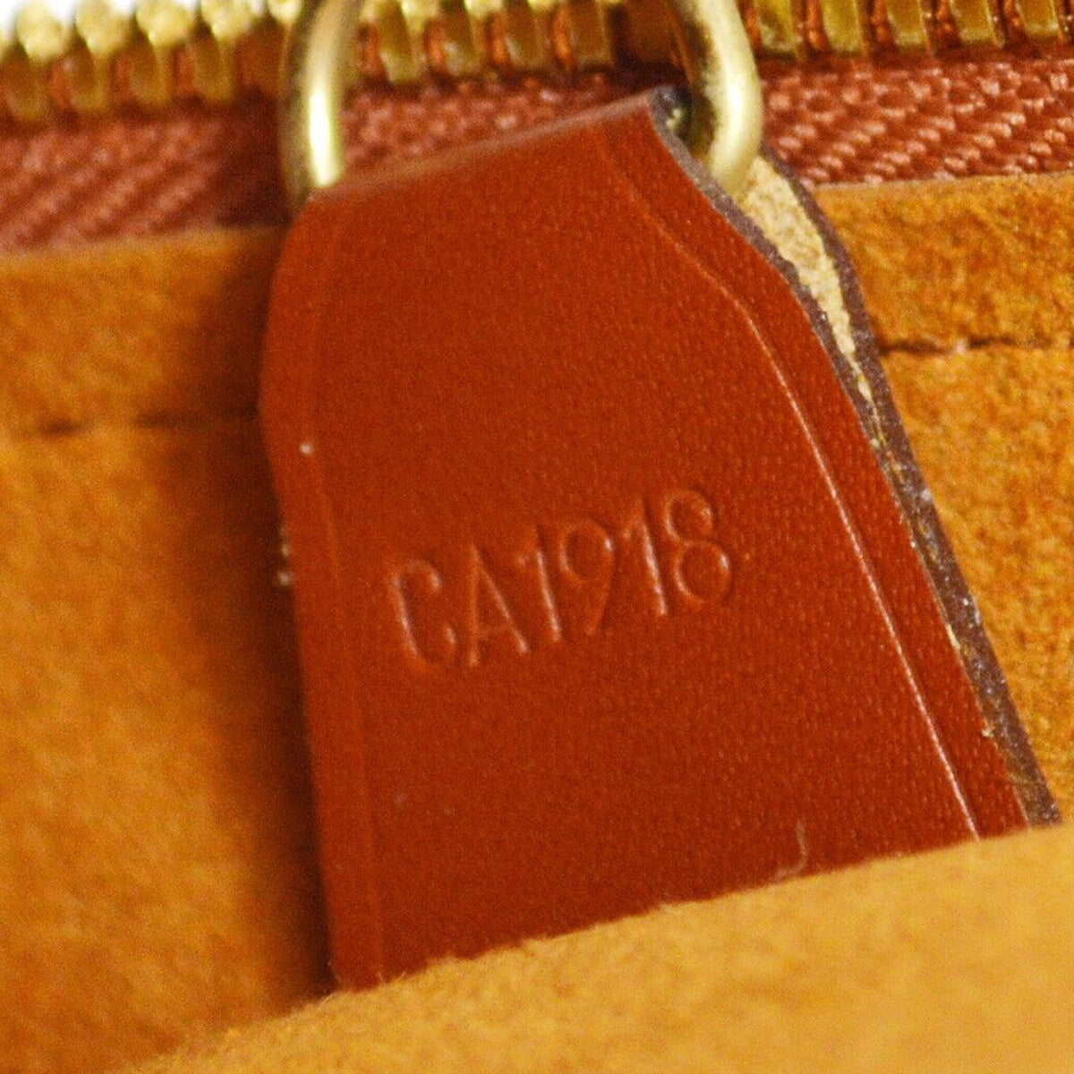 Louis Vuitton 1998 Brown Epi Voltaire Handbag M52433