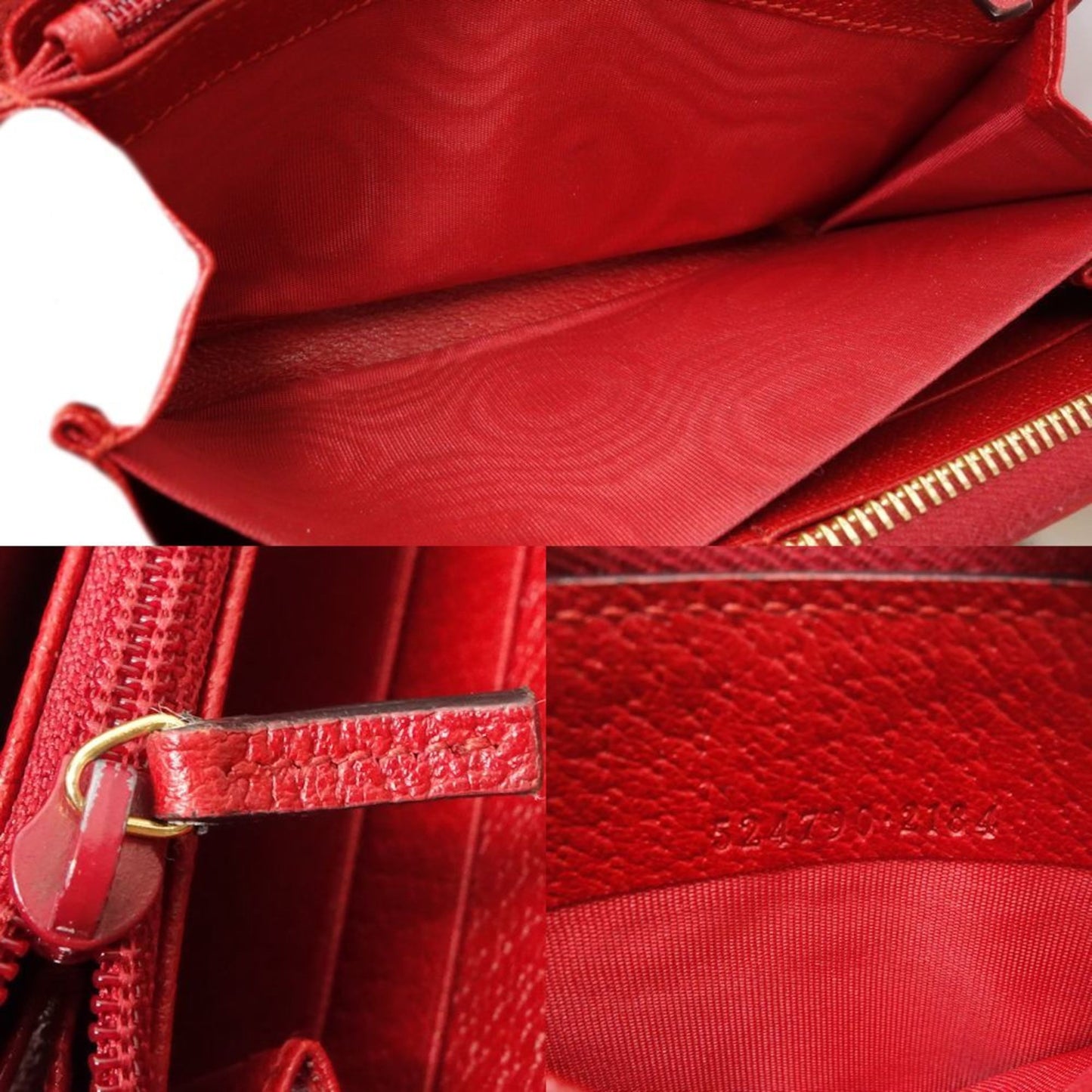 Gucci Zip Around Canvas Wallet ()