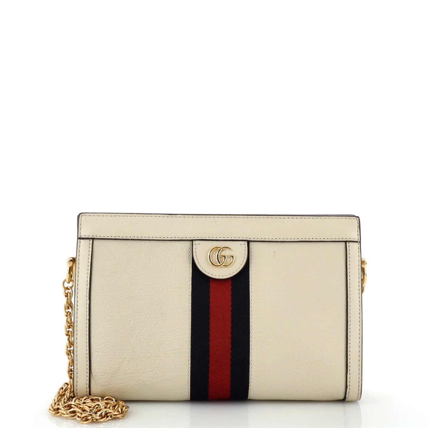 Luxury Gucci Trending 2025 Ophidia Chain Shoulder Bag Leather Small