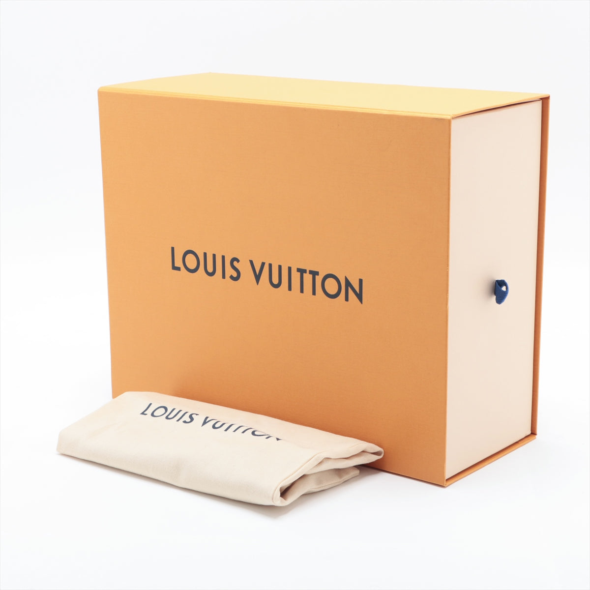 Louis Vuitton Pacific 23 Years 7 1/2 Black DI0283 LV Logo Taiga