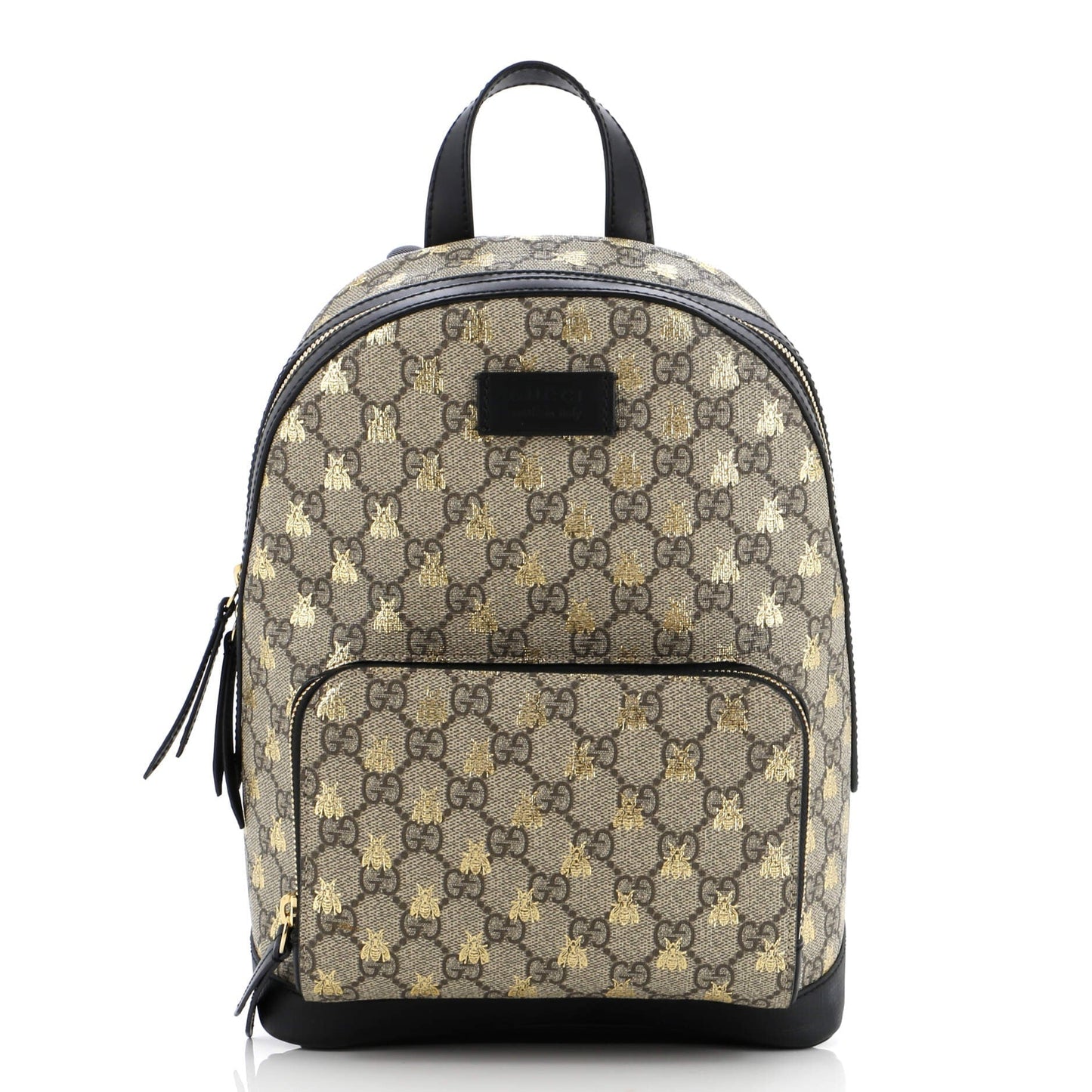 Luxury Gucci Trending 2025 Zip Pocket Backpack Printed GG Coated Canvas Small