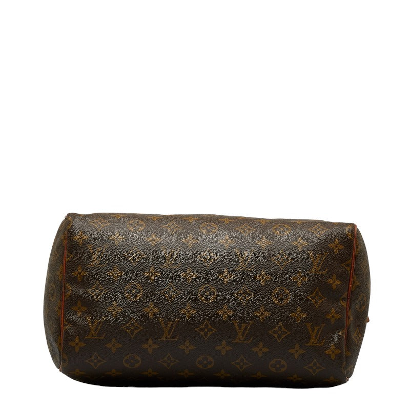 Louis Vuitton Monogram Speedy 30 Handbag M41526 Brown PVC Leather Louis Vuitton