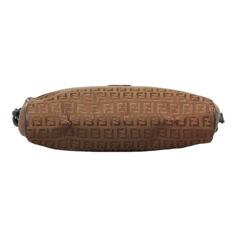 Luxury FendiZucchino Canvas Shoulder Bag - '10s