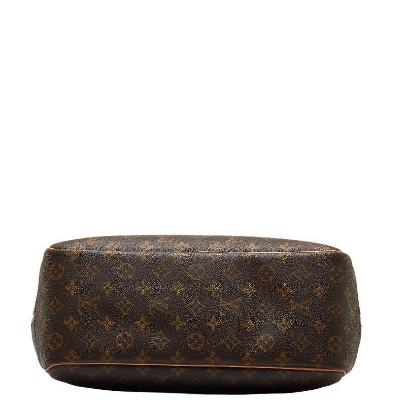 Louis Vuitton Monogram M47270 Handbag Leather Brown