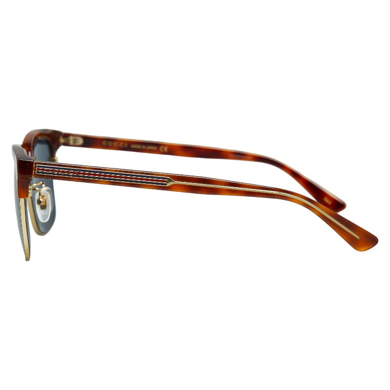 Luxury Gucci Trending 2025 Plastic Sunglasses GG0382S Brown Blue