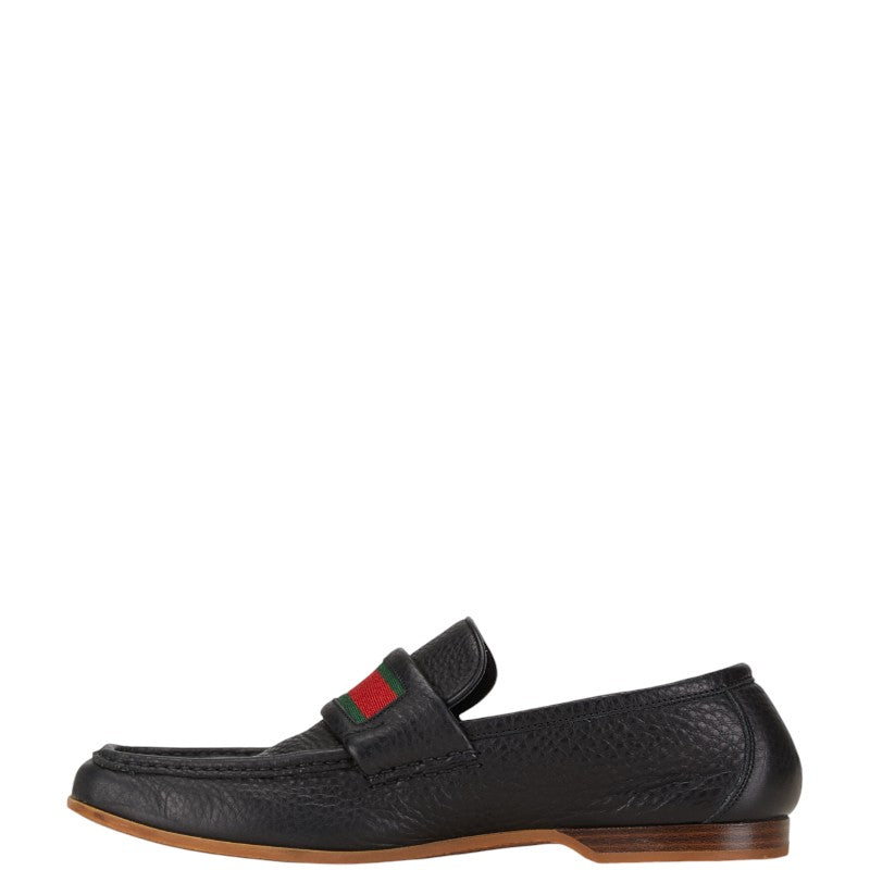 Luxury Gucci Trending 2025 Leather Loafers Black 141964