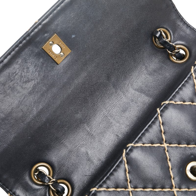 Chanel Wild Stitch Leather Shoulder Bag