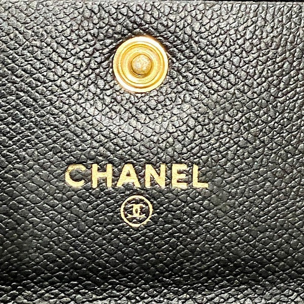 Chanel Coco Button Trifold Wallet A20902
