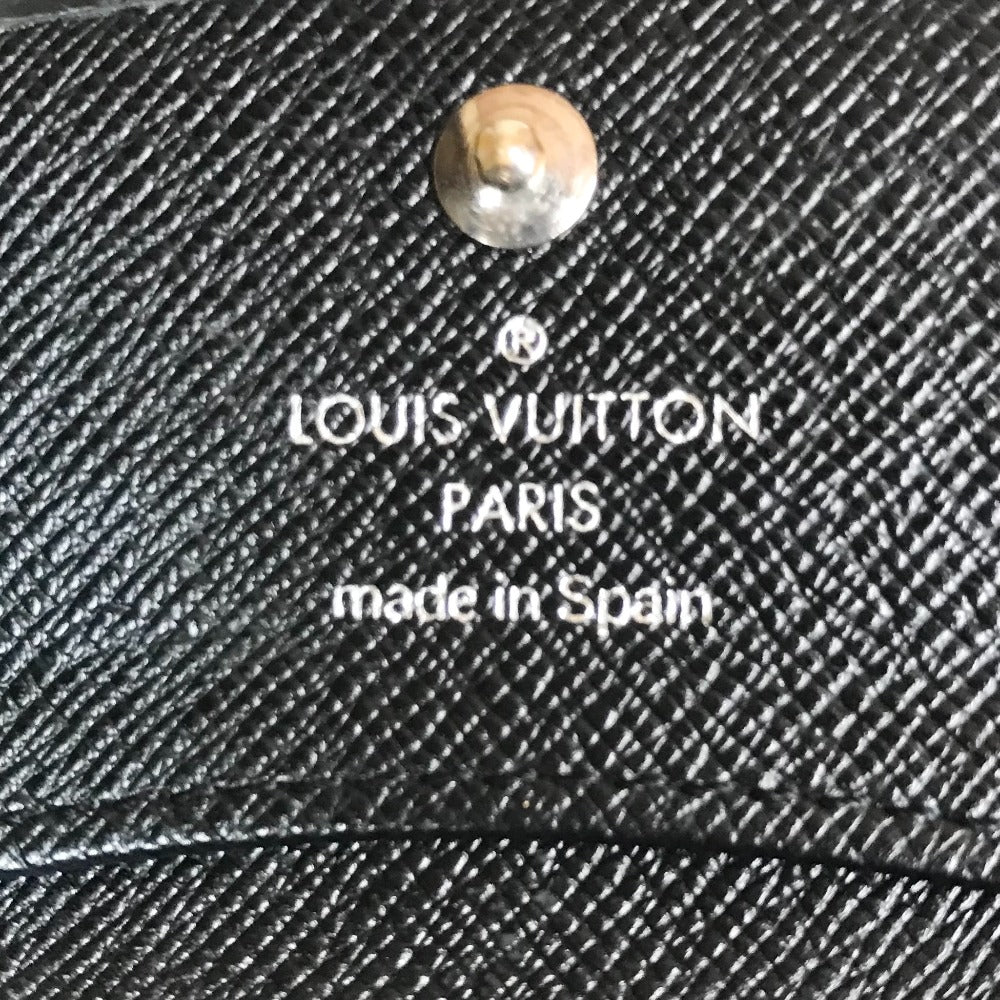 LOUIS VUITTON Coin case M63412 Epi Leather black Compact wallet Porto Monnaie Simple Coin Purse