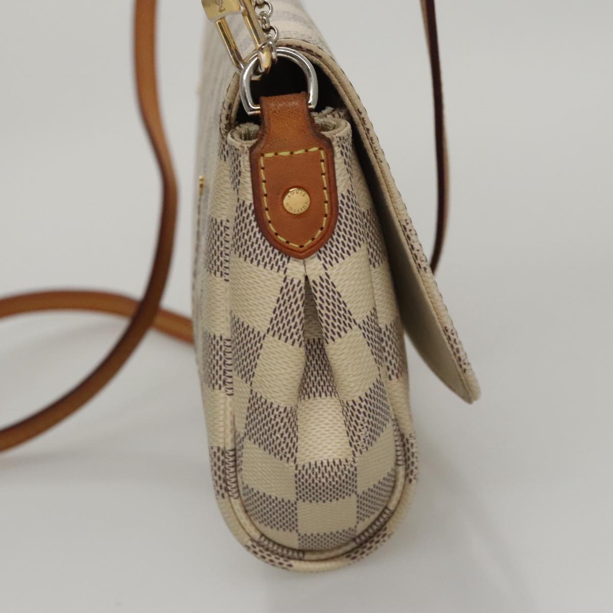 LOUIS VUITTON Damier Azur Favorit MM Shoulder Bag 2way N41275 LV 105428