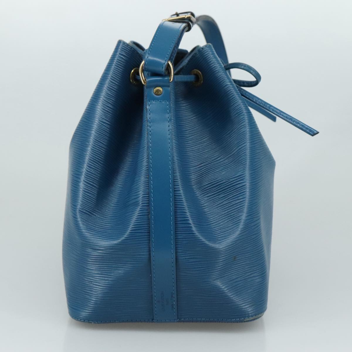 LOUIS VUITTON Epi Petit Noe Shoulder Bag Blue M44105 LV 105509