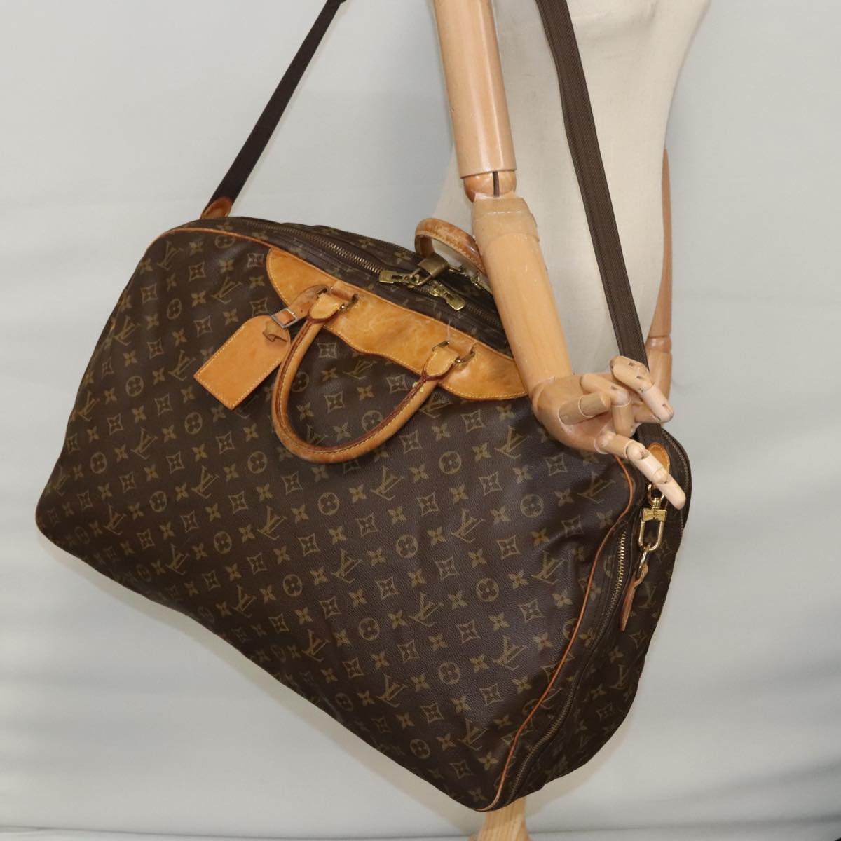 LOUIS VUITTON Monogram Alize 1 Posh Boston Bag M41393 LV 105515