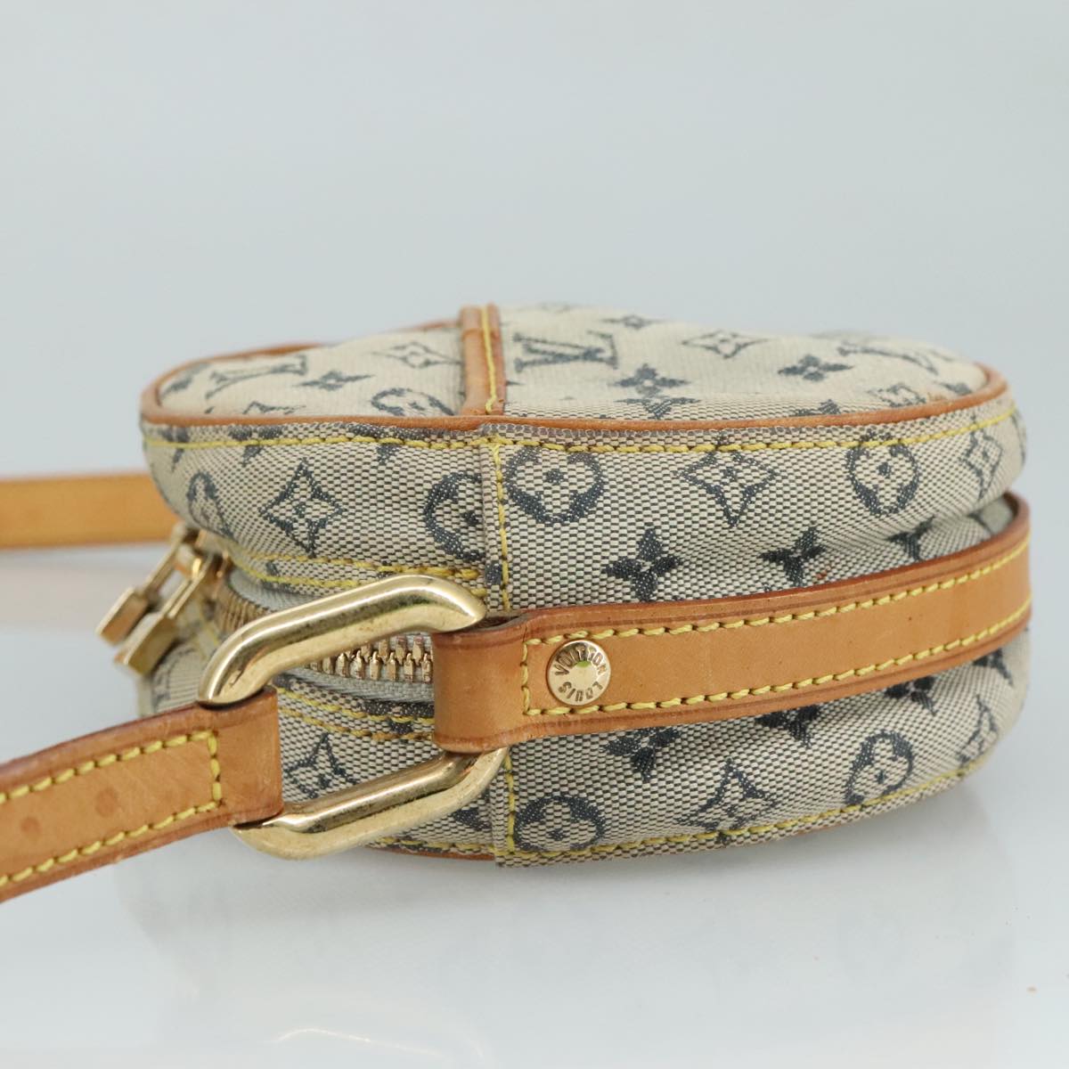 LOUIS VUITTON Monogram Mini Jeanne PM Shoulder Bag Blue M92001 LV 107390