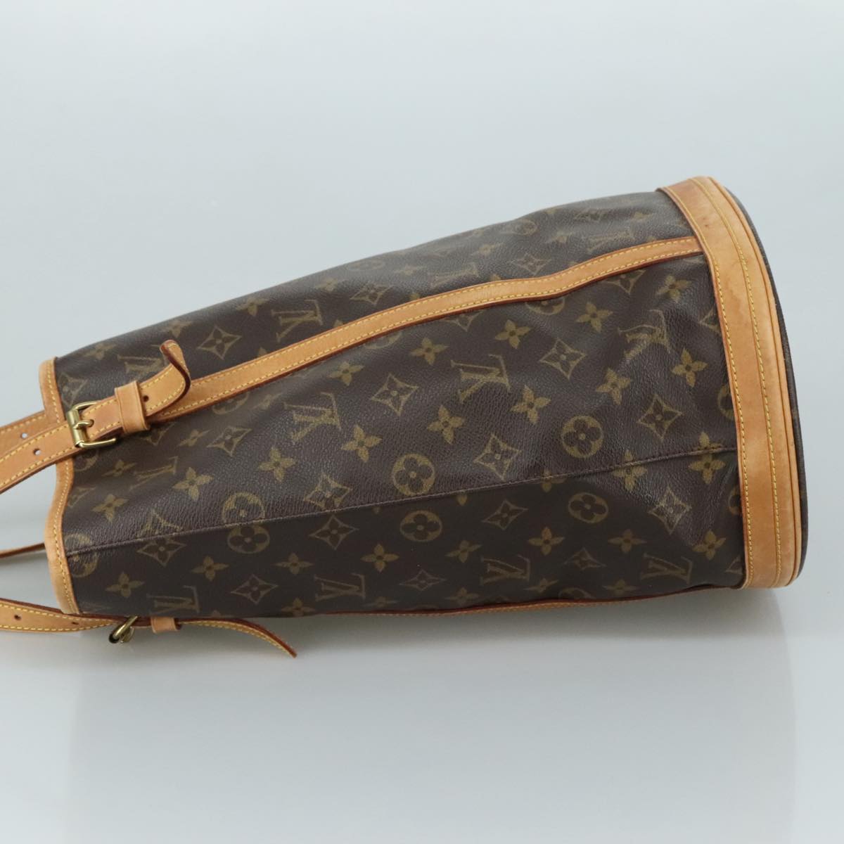 LOUIS VUITTON Monogram Bucket GM Shoulder Bag M42236 LV 107398