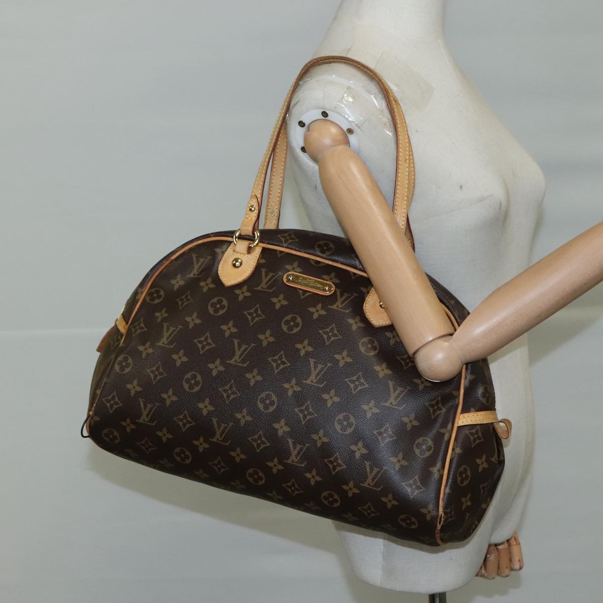 LOUIS VUITTON Monogram Montorgueil GM Shoulder Bag M95566 LV 107424