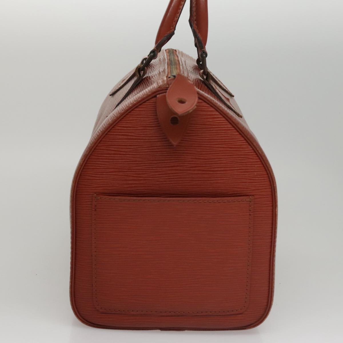 LOUIS VUITTON Epi Speedy 30 Hand Bag Brown M43003 LV 107753