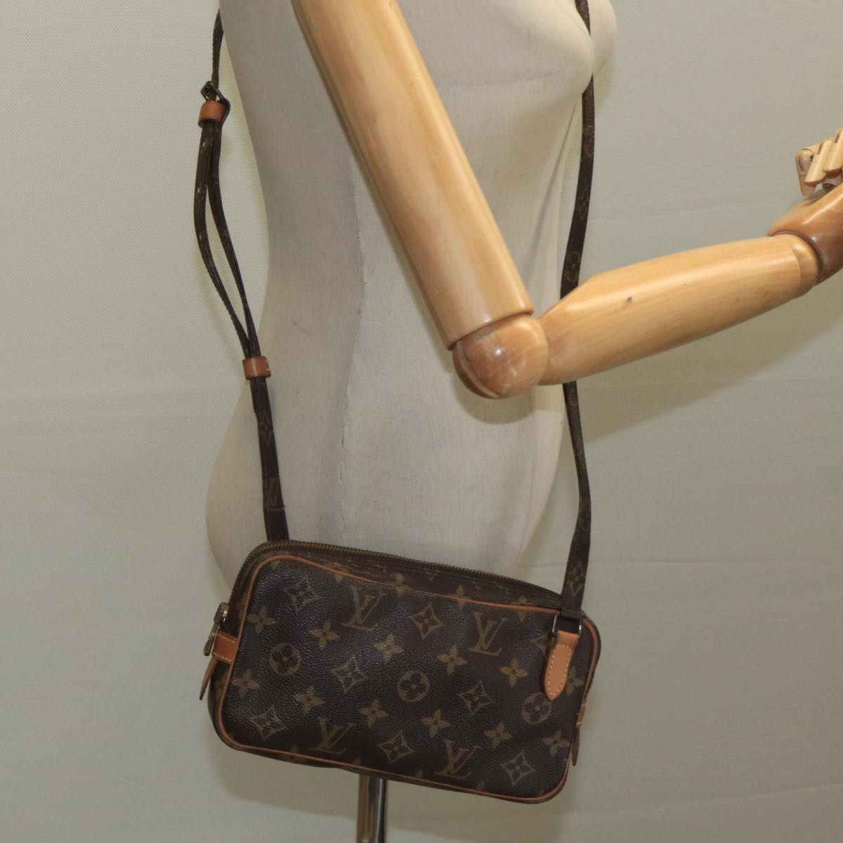LOUIS VUITTON Monogram Marly Bandouliere Shoulder Bag M51828 LV 107891