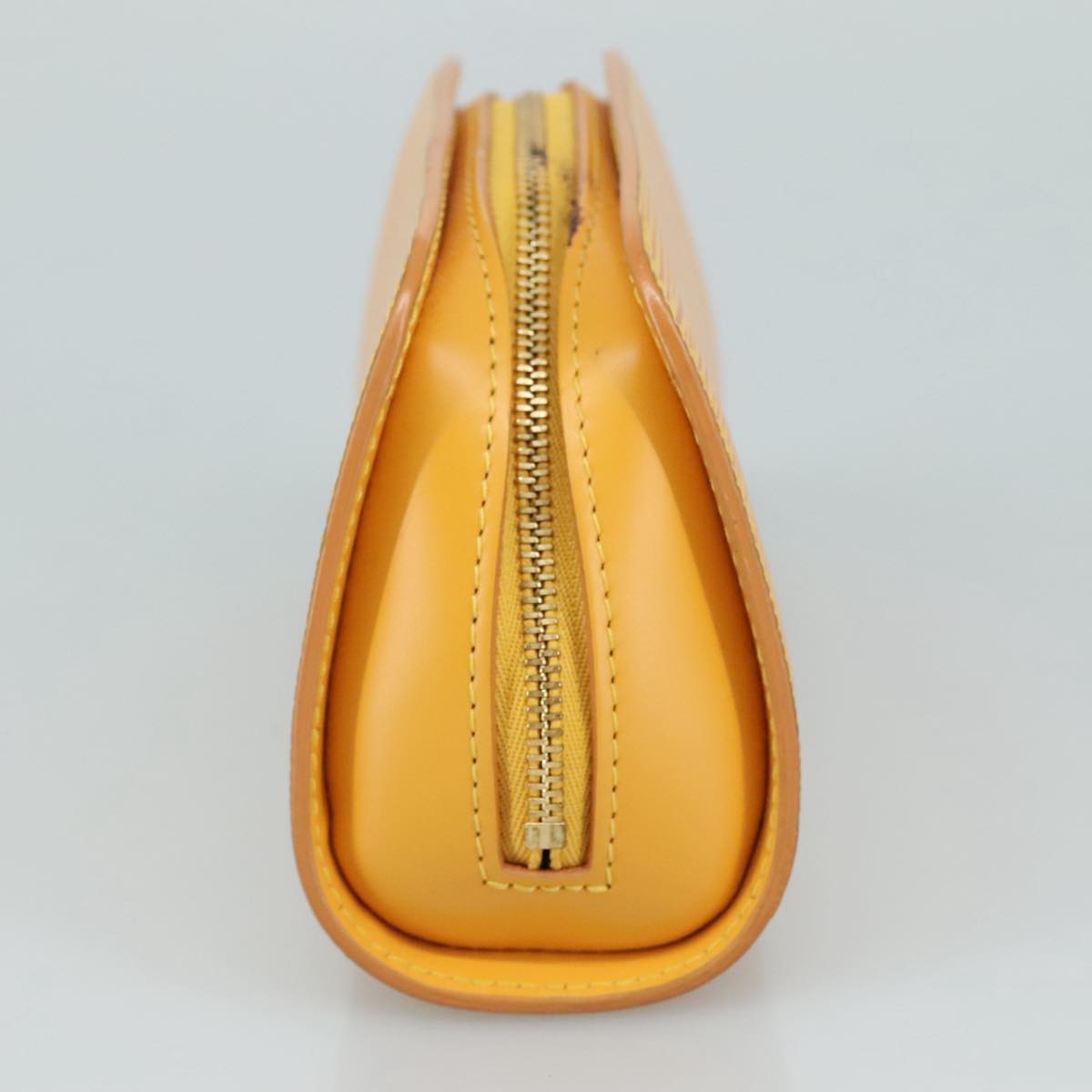 LOUIS VUITTON Epi Dauphine PM Pouch Yellow M48449 LV 107903