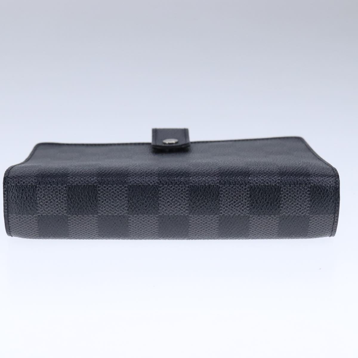 LOUIS VUITTON Damier Graphite Agenda MM Day Planner Cover R20242 LV 107906