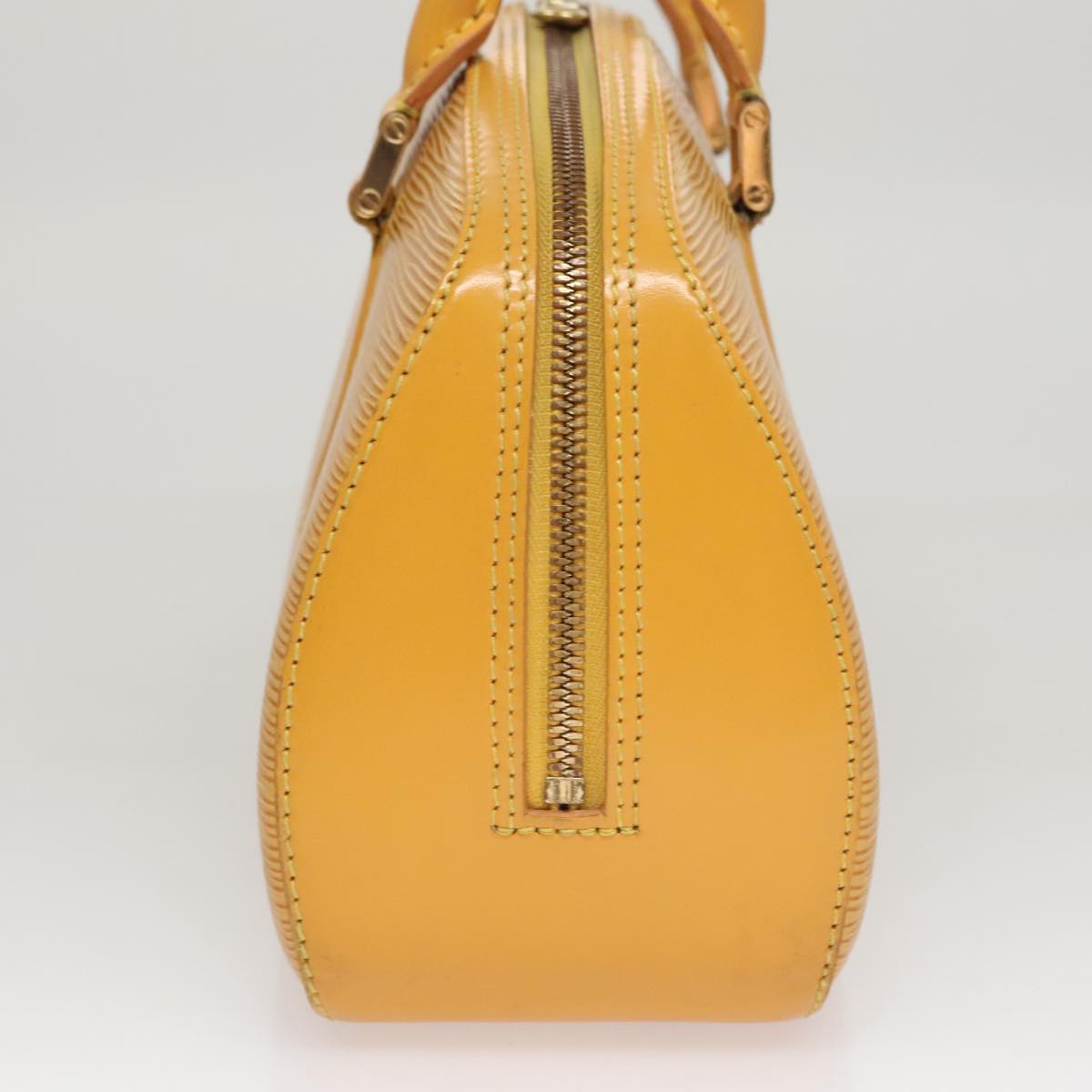 LOUIS VUITTON Epi jasmine Hand Bag Tassili Yellow M52089 LV 107927