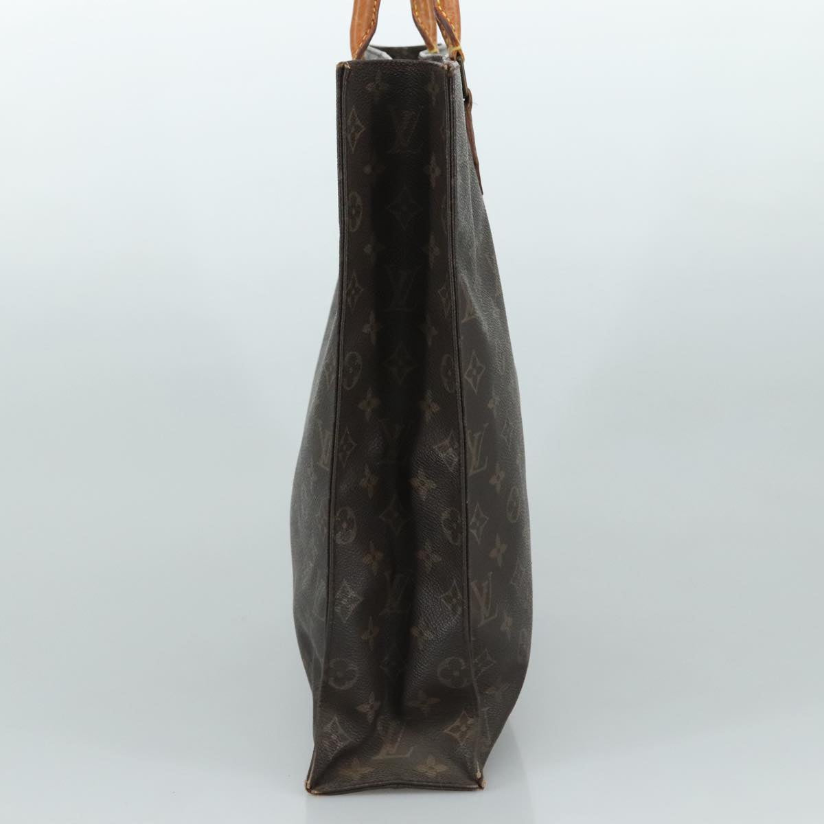 LOUIS VUITTON Monogram Sac Plat Hand Bag M51140 LV 108089