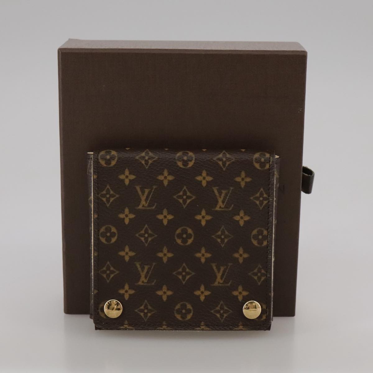 LOUIS VUITTON Monogram Jewelry case Jewelry Box LV 108157