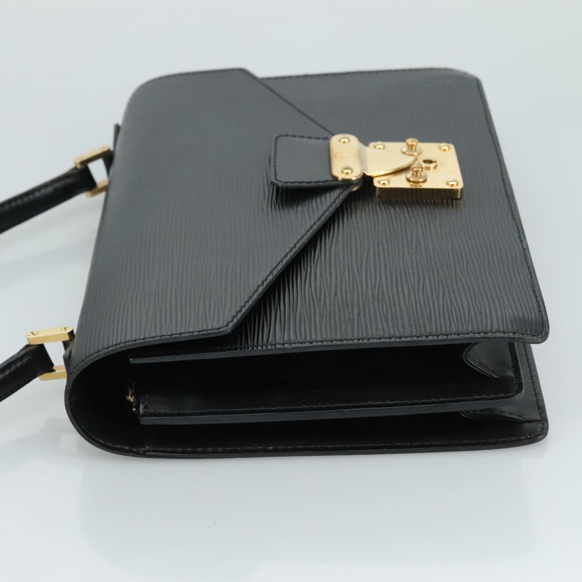 LOUIS VUITTON Epi Concorde Hand Bag Black M52132 LV 109235