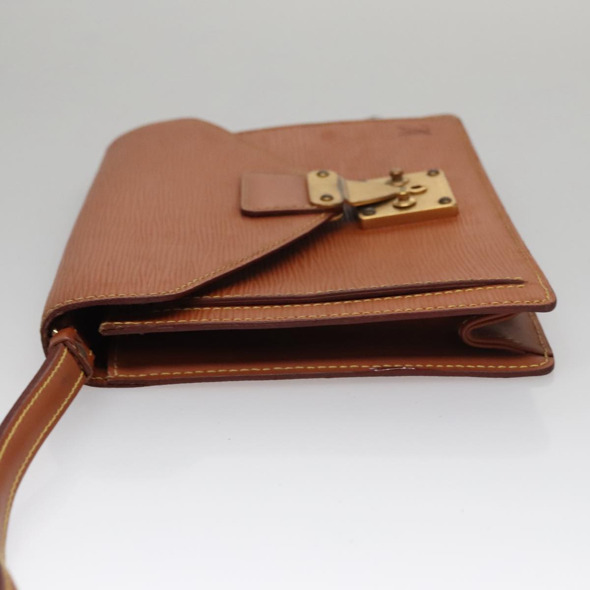 LOUIS VUITTON Epi Serie Dragonne Hand Bag Zipangu Gold M52618 LV 109257