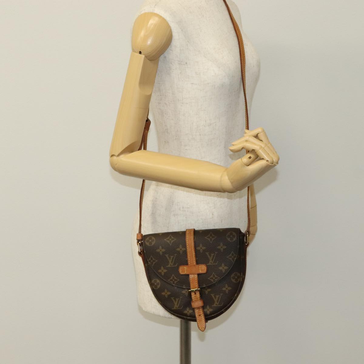 LOUIS VUITTON Monogram Shanti PM Shoulder Bag M51234 LV 110607