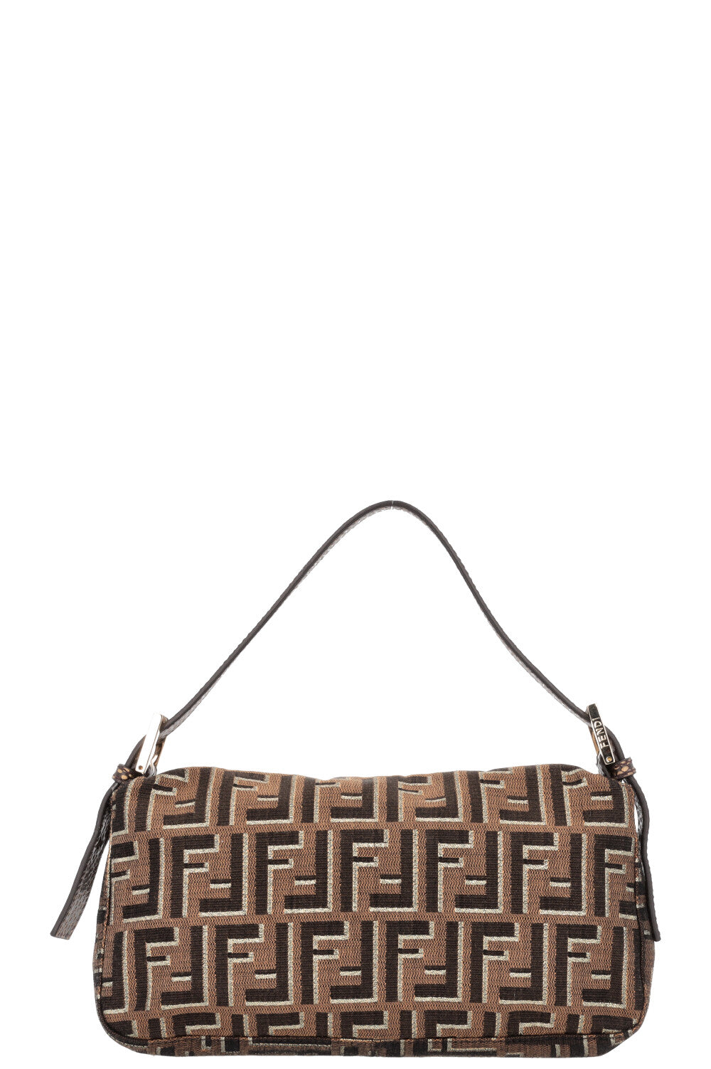 Luxury Fendi Baguette Bag Zucca Print with Crystal