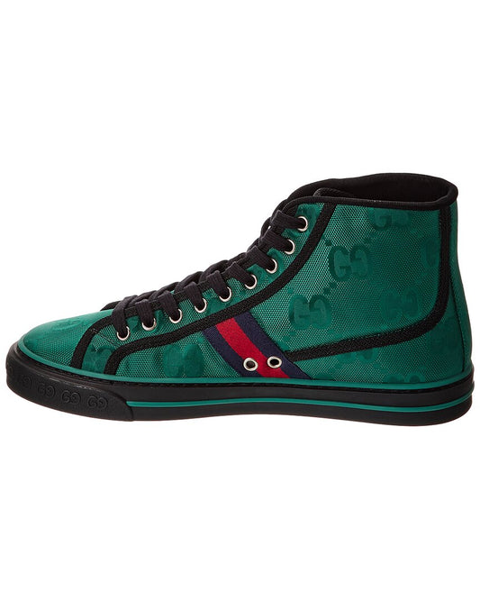 Gucci Tennis 1977 GG Canvas High-Top Sneaker