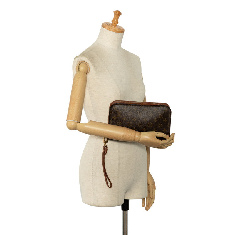 Louis Vuitton Monogram Ors Backpack Second Bag M51790 Brown PVC Leather Men LOUIS VUITTON