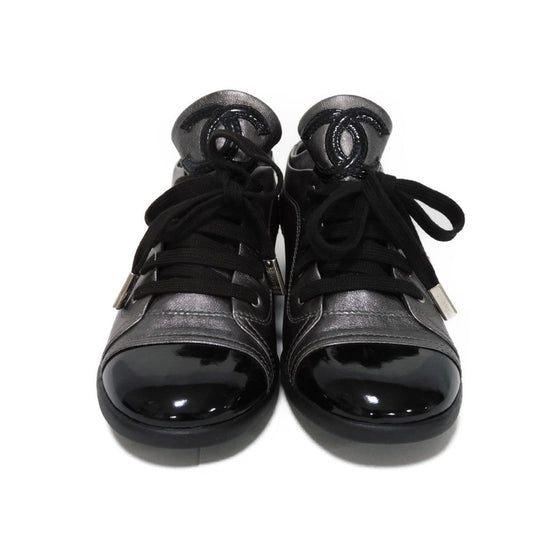 Chanel Patent Leather Sneakers