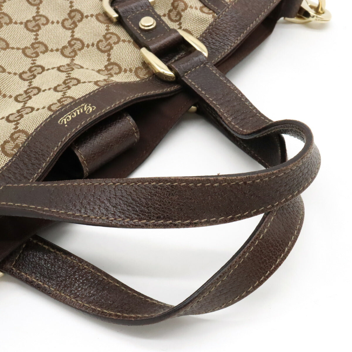 Luxury Gucci Trending 2025 GG Canvas Leather Tote Bag 2WAY