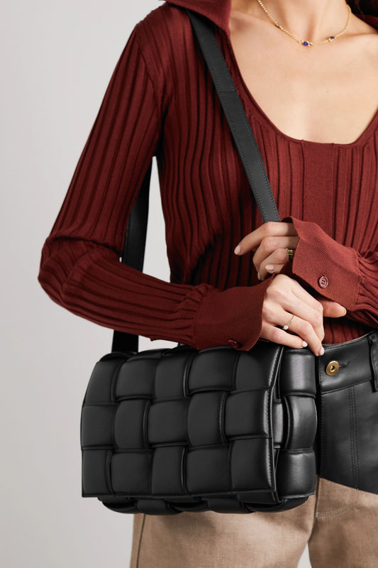 Bottega Veneta Padded Cassette Bag Black