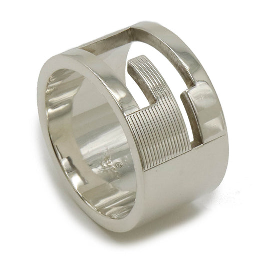 Luxury Gucci Trending 2025 Branded G Wide Open Ring Silver