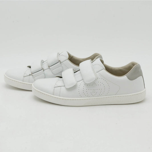Luxury Gucci Trending 2025 Velcro Sneakers White Grey #36