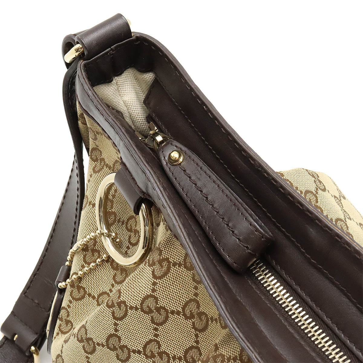 Luxury Gucci Trending 2025 Sukey GG Canvas Leather Shoulder Bag