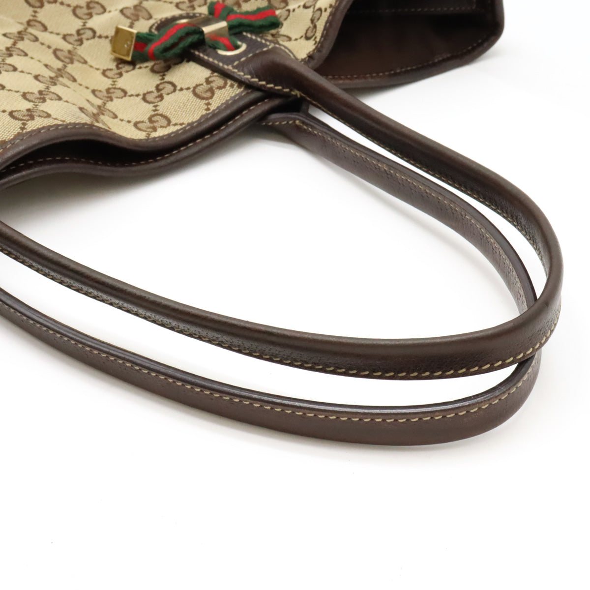 Luxury Gucci Trending 2025 GG Canvas Princy Ribbon Tote Bag