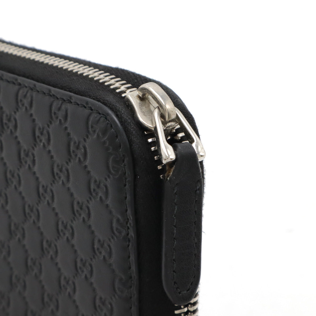 Luxury Gucci Trending 2025 MicroLuxury Gucci Trending 2025ssima Leather Zip Wallet Black