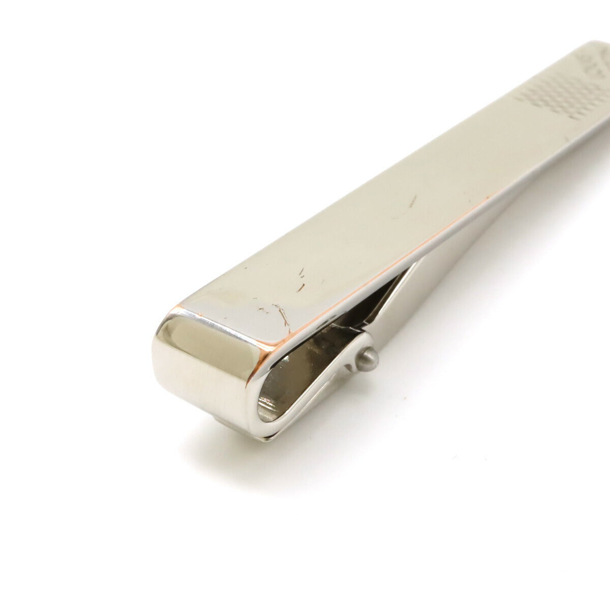 Louis Vuitton Damier Tie Clip Silver M61976