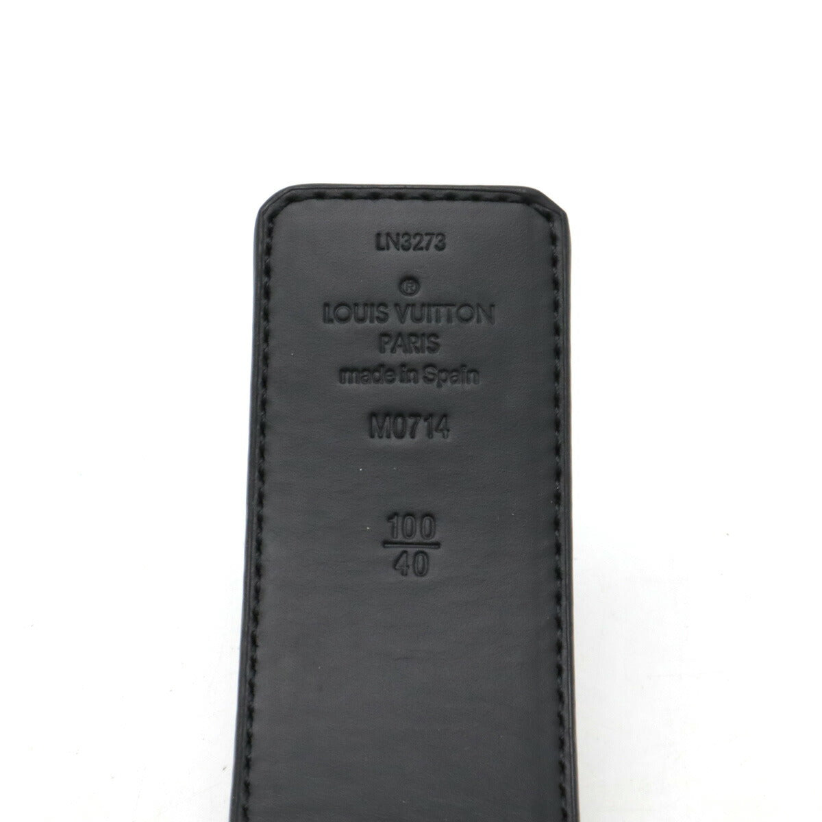 Louis Vuitton Monogram Eclipse Leather Belt M0714S