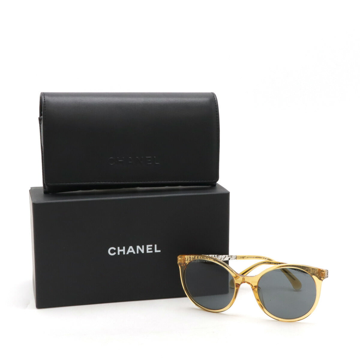 Chanel Coco Mark Side Logo Sunglasses
