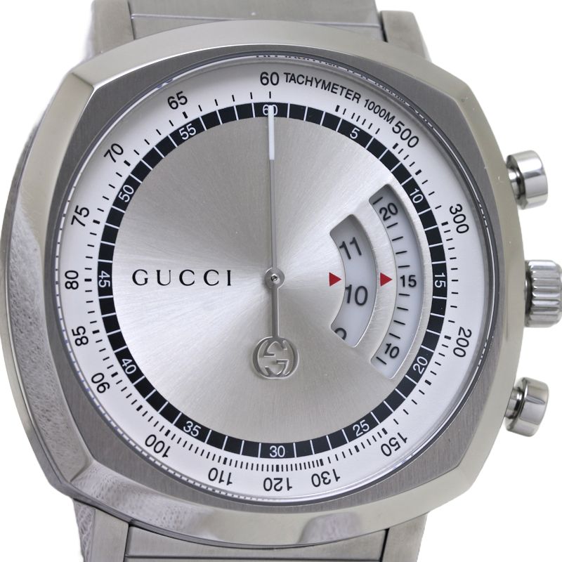 Luxury Gucci Trending 2025 Grip Chronograph Stainless Steel Watch YA157302