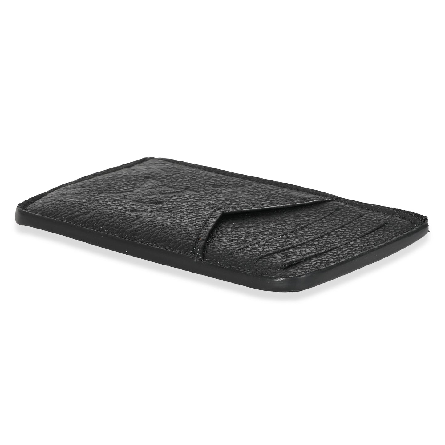 Louis Vuitton Louis Vuitton Black Empreinte Romy Card Holder