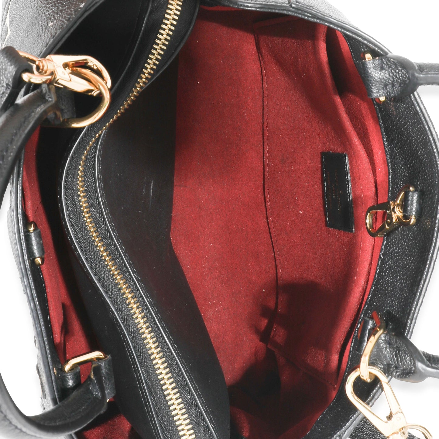 Louis Vuitton Louis Vuitton Black Beige Monogram Empreinte Montaigne BB