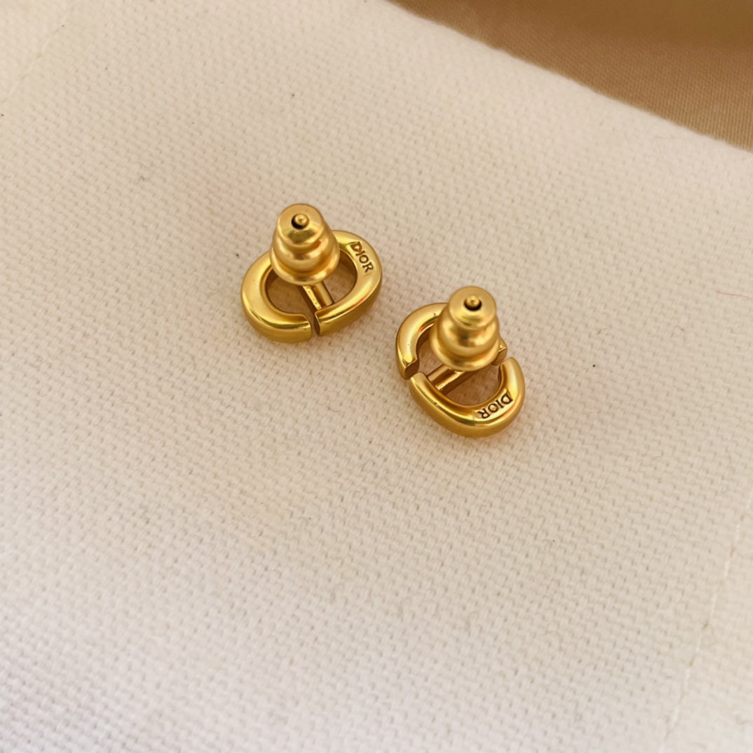 Luxury DiorPETIT STUD EARRINGS GOLD