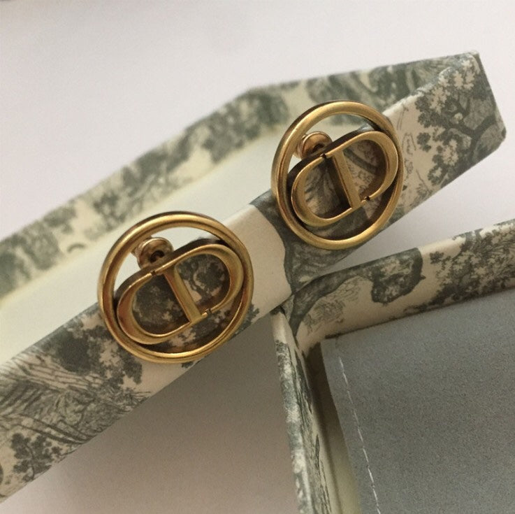 Luxury DiorEARRINGS ANTIQUE GOLD