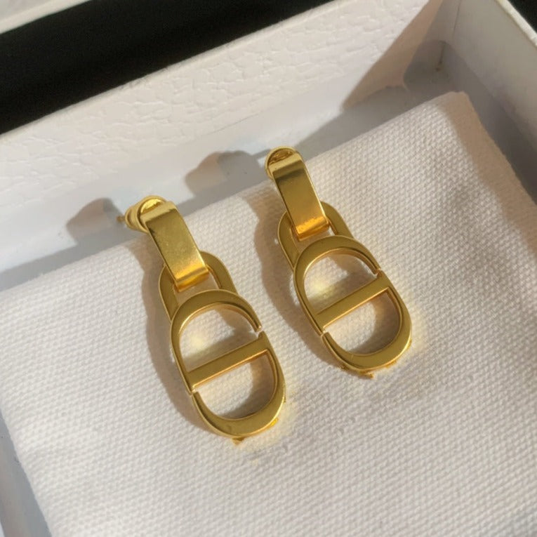 Luxury DiorEARRINGS GOLD