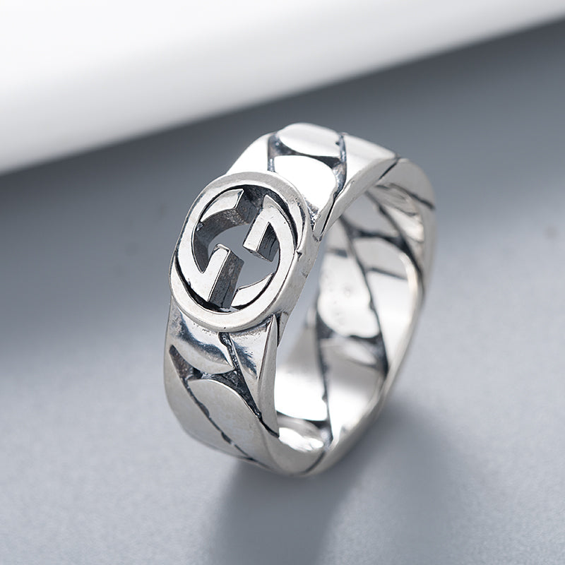 Luxury Gucci GG SILVER RING